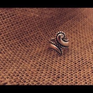 James Avery Beaded Edges Bypass Ring